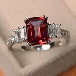 MONTY RUBY BRIDAL WEDDING RING